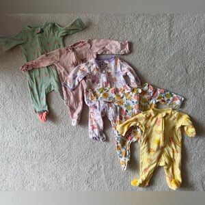 Carter's Baby Girl 3m Bundle (5 onesies)